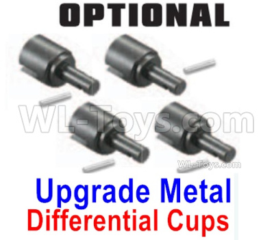 HBX 16889 Upgrade Metal Differential Outdrive Cups + Pins-M16104,HaiBoXing HBX 16889 Parts,HBX 1/16 Car Parts