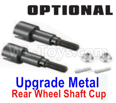 HBX 16889 Upgrade Metal Rear Wheel Shafts+Pins+Lock Nut M4-M16107,HaiBoXing HBX 16889 Parts,HBX 1/16 Car Parts