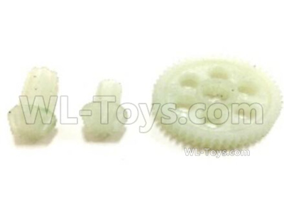 HBX 16889 Spur Gear+Drive Pinions-M16020,HaiBoXing HBX 16889 Parts,HBX 1/16 Car Parts
