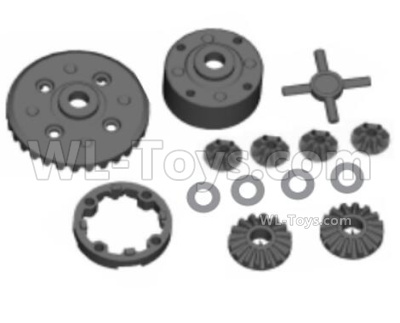 HBX 16889 Diff. Assembly,Differential Assembly-M16027,HaiBoXing HBX 16889 Parts,HBX 1/16 Car Parts