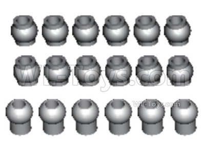 HBX 16889 Plastic Pivot Balls Complete-M16031,HaiBoXing HBX 16889 Parts,HBX 1/16 Car Parts
