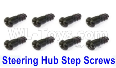 HBX 16889 Steering Hub Step Screws-16014,total 8pcs,HaiBoXing HBX 16889 Parts,HBX 1/16 Car Parts