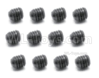 HBX 16889 Set Screw 2.5x2.5mm-S103,Total 12pcs,HaiBoXing HBX 16889 Parts,HBX 1/16 Car Parts