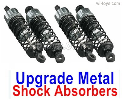 HBX 16890 DESTROYER M16100A Parts Upgrade Aluminum Capped Oil Filled ShocksAbsorbers.4 Set.