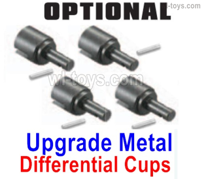 HBX 16890 DESTROYER M16104 Parts Upgrade Metal Differential Outdrive Cups + Pins.