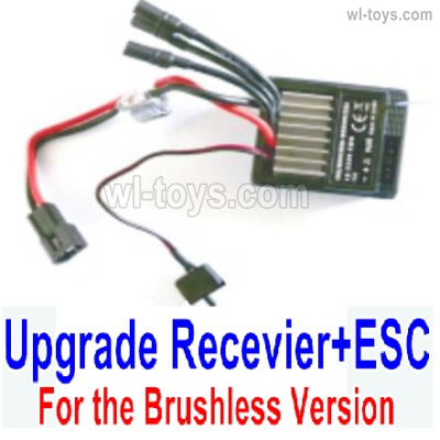 HBX 16890 DESTROYER Parts Upgrade Receiver + ESC Together.M16110.Only for the Brushless version.