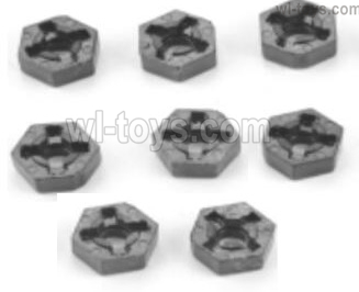 HBX 16890 DESTROYER Parts Wheel Hex Seat.12010.Hex wheel seat adapter.Total 8pcs.