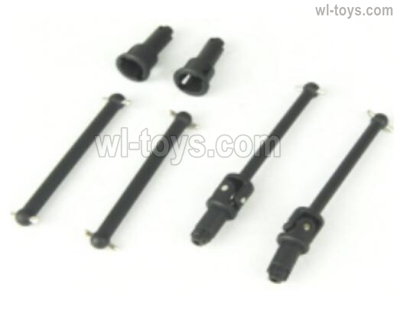 HBX 16890 DESTROYER Parts M16015 Drive Shafts.(Front and Rear).