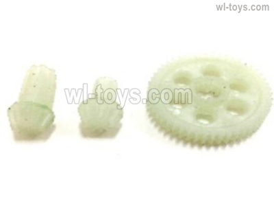 HBX 16890 DESTROYER Parts Spur Gear+Drive Pinions.M16020.