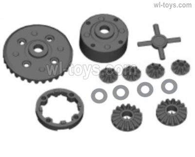 HBX 16890 DESTROYER Parts Diff. Assembly,Differential Assembly.M16027.