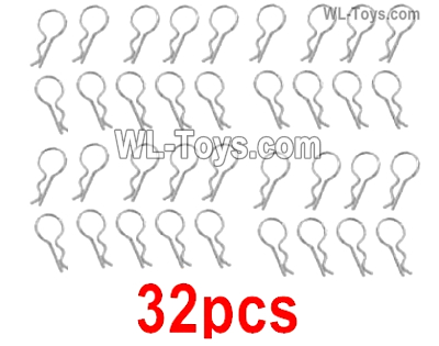 HaiBoXing HBX 18857 Upgrade Parts H021 32pcs Body Clips.R-Clips,RC Car body clips.HaiBoXing 1/16 RC Car Parts.HBX 1/16 RC Car Parts.
