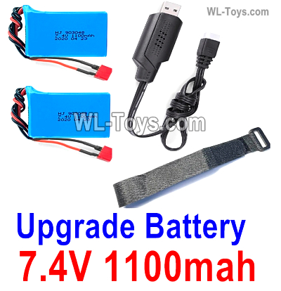 HaiBoXing HBX 18858 Upgrade Parts 18031 Upgrade 2pcs 1100mah Battery,1PCS USB Charger and 1pcs Battery Strap.HBX 1/16 RC Car Parts.