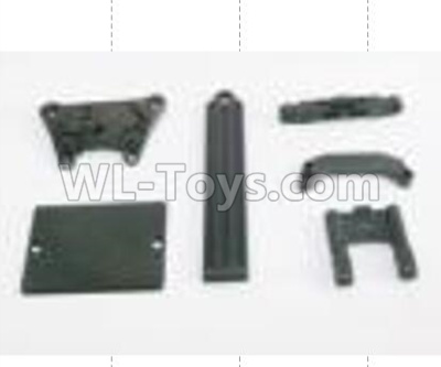 HaiBoXing HBX 18857 Front Top Plate+Servo Guard+Suspension Brace Parts,HaiBoXing 18857 RC Car Spare Parts 1/18