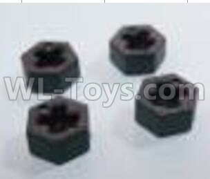 HaiBoXing HBX 18858 Wheel Hex., Hexagon Wheel Seat(4pcs) Parts,HaiBoXing 18858 RC Car Spare Parts 1/18