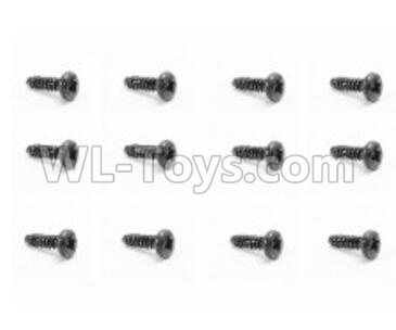 HBX Rampage Screws Pan Head Self Tapping Screw(12pcs)-PBHO2.3X16mm Parts