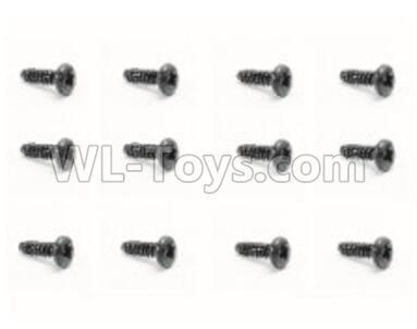 HaiBoXing HBX 18857 Screws Pan Head Screw(12PCS)-PMHO2x8mm Parts