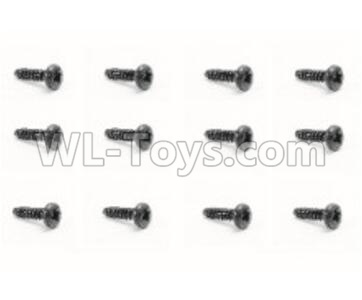 HaiBoXing HBX 18858 Screws Pan Head Screw(12PCS)-PMHO3x6mm Parts