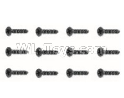 HaiBoXing HBX 18858 Screws Countersunk Screw(12PCS)-KMHO1.5X5mm Parts