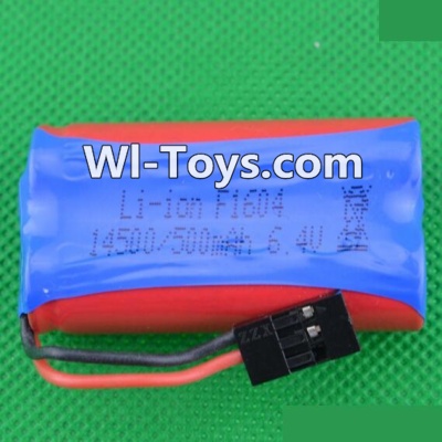 HaiBoXing 2098B Spare Parts-01 24971 Official 6.4V 500MAH Battery(1pcs),,HBX 2198B Car Parts,HaiBoXing 1:24 2198B RC Truck Spare parts Accessories,HBX 1/24 2198B 4WD High Speed Buggy Parts