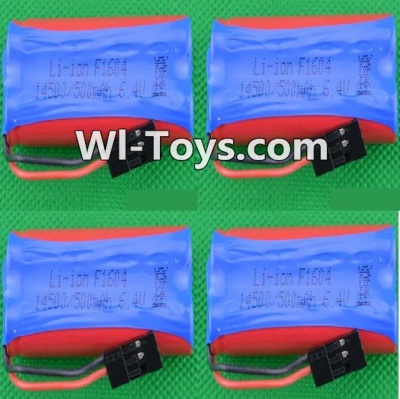 HaiBoXing 2098B Spare Parts-01-02 24971 Official 6.4V 500MAH Battery(4pcs),,HBX 2198B Car Parts,HaiBoXing 1:24 2198B RC Truck Spare parts Accessories,HBX 1/24 2198B 4WD High Speed Buggy Parts