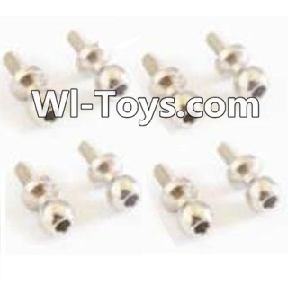 HaiBoXing 2098B Spare Parts-11 24960 3.8 Ball head Stud(12pcs)-3.8x9.6mm,,HBX 2198B Car Parts,HaiBoXing 1:24 2198B RC Truck Spare parts Accessories,HBX 1/24 2198B 4WD High Speed Buggy Parts