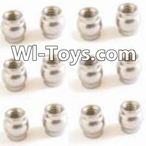 HaiBoXing 2098B Spare Parts-12 24961 Ball Head(12pcs)- 3.8x4mm,,HBX 2198B Car Parts,HaiBoXing 1:24 2198B RC Truck Spare parts Accessories,HBX 1/24 2198B 4WD High Speed Buggy Parts