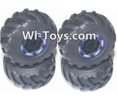 HaiBoXing 2098B Spare Parts-17-01 24968 Official Left and Right wheel assembly(4 set),,HBX 2198B Car Parts,HaiBoXing 1:24 2198B RC Truck Spare parts Accessories,HBX 1/24 2198B 4WD High Speed Buggy Parts