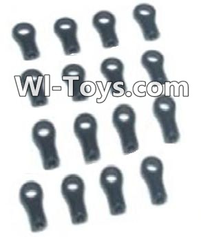 HaiBoXing 2098B Spare Parts-31 24708 Linkage Rod Ends(8pcs Long and 8pcs short),,HBX 2198B Car Parts,HaiBoXing 1:24 2198B RC Truck Spare parts Accessories,HBX 1/24 2198B 4WD High Speed Buggy Parts