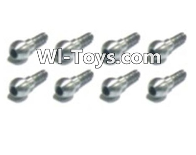 HaiBoXing 2098B Spare Parts-39 24005 Steering Ball Stud.(φ3.8x7.6mm)-8pcs,,HBX 2198B Car Parts,HaiBoXing 1:24 2198B RC Truck Spare parts Accessories,HBX 1/24 2198B 4WD High Speed Buggy Parts