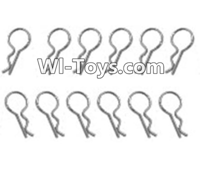 HaiBoXing 2098B Spare Parts-43 H021 Body Clip pin(12pcs),,HBX 2198B Car Parts,HaiBoXing 1:24 2198B RC Truck Spare parts Accessories,HBX 1/24 2198B 4WD High Speed Buggy Parts