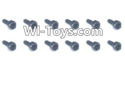 HaiBoXing 2098B Spare Parts-54 24762 Cylindrical head with hexagonal screws(12PCS)-1.5x4mm,,HBX 2198B Car Parts,HaiBoXing 1:24 2198B RC Truck Spare parts Accessories,HBX 1/24 2198B 4WD High Speed Buggy Parts