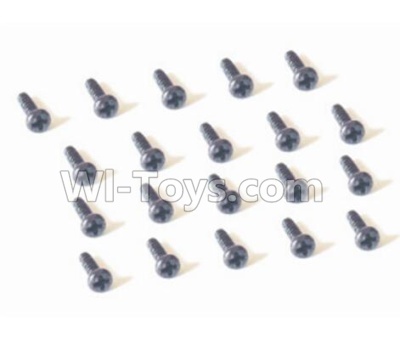 HBX 2118 Screw Pan Head Self Tapping Screw-2X6mm(20PCS) 25050,HaiBoxing HBX 2118 Defensor RC Car Parts 1/24