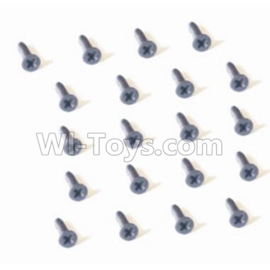 HBX 2118 Screw Countersunk Head Self Tapping Screw-1.5X5mm(20PCS) 25053,HaiBoxing HBX 2118 Defensor RC Car Parts 1/24