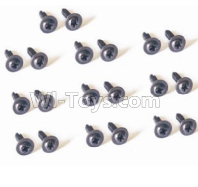 HBX 2118 Screw Flange Head Head Self Tapping Screw-2.6X8mm(20PCS) 25059,HaiBoxing HBX 2118 Defensor RC Car Parts 1/24