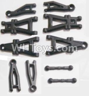 HBX 2128 Wildrider Suspension Arms & Steering Links rod 25001,HaiBoXing HBX 2128 RC Car Parts 1/24