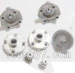 HBX 2128 Wildrider Metal Diff. Gears & MetalDrive Pinion Gears 25005R,HaiBoXing HBX 2128 RC Car Parts 1/24