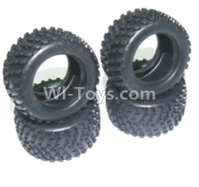 HBX 2128 Wildrider Tire lether(4pcs)-Not include the Wheel hub 24027R,HaiBoXing HBX 2128 RC Car Parts 1/24