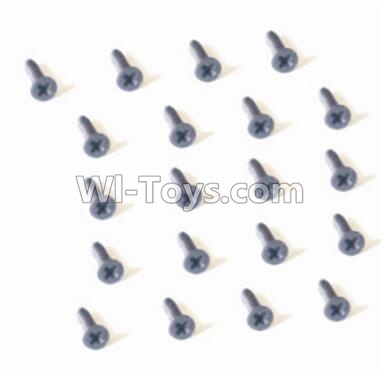 HBX 2128 Wildrider Screw Countersunk Head Self Tapping Screw-1.5X5mm(20PCS) 25053,HaiBoXing HBX 2128 RC Car Parts 1/24