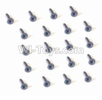 HBX 2128 Wildrider Screw Countersunk Head Self Tapping Screw-2X9mm(20PCS) 25057,HaiBoXing HBX 2128 RC Car Parts 1/24
