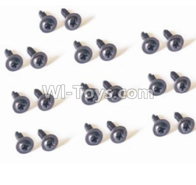 HBX 2128 Wildrider Screw Flange Head Head Self Tapping Screw-2.6X8mm(20PCS) 25059,HaiBoXing HBX 2128 RC Car Parts 1/24