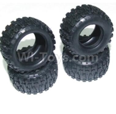 HBX 2138 Fire Runner Tire lether Tire lether(4pcs)-Not include the Wheel hub 24030R,HaiBoXing HBX 2138 RC Car Parts 1/24