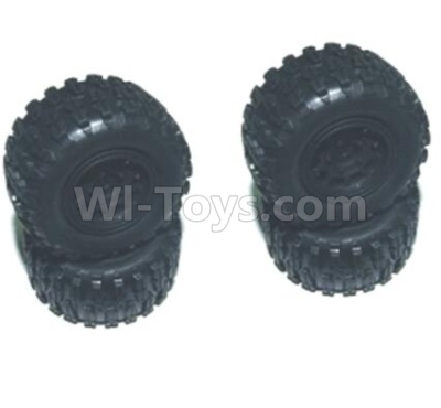 HBX 2138 Fire Runner wheel unit Whole wheel unit(4pcs)-(Inlucde the Wheel Hub,Tire lether) 24031R,HaiBoXing HBX 2138 RC Car Parts 1/24