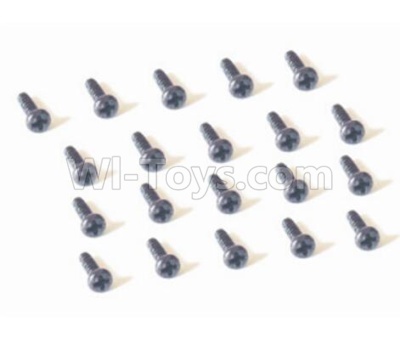 HBX 2138 Fire Runner Screw Pan Head Self Tapping Screw-2X6mm(20PCS) 25050,HaiBoXing HBX 2138 RC Car Parts 1/24