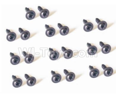 HBX 2138 Fire Runner Screw Flange Head Head Self Tapping Screw-2X6mm(20PCS) 25058,HaiBoXing HBX 2138 RC Car Parts 1/24