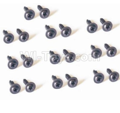 HBX 2138 Fire Runner Screw Flange Head Head Self Tapping Screw-2.6X8mm(20PCS) 25059,HaiBoXing HBX 2138 RC Car Parts 1/24