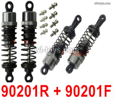 HBX 901A 901 FIREBOLT Parts Upgrade Aluminum Shock Absorbers,Damper.90201F,90201R.HaiBoXing 901A 901 Replacement Accessories.