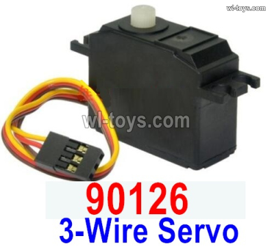 HBX 901A 901 FIREBOLT Parts Servo unit with 3 wire and Black plug.The Torque is 2.2kg.90126.Both for the Brush or the Brushless version.HaiBoXing 901A 901 Replacement Accessories.