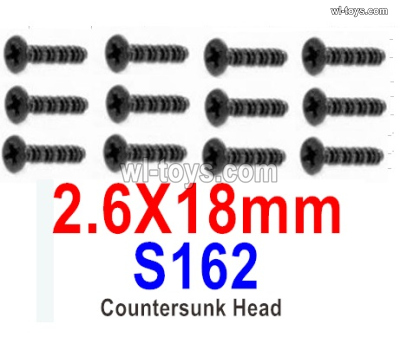 HBX 901A 901 FIREBOLT Parts S162 Countersunk Self Tapping ScrewS.2.6X18mm.HaiBoXing 901A 901 Replacement Accessories.