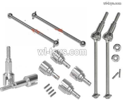HBX 905A TWISTER Parts Upgrade Metal Front cardan shaft, rear drive shaft dog bone and wheel axle.HaiBoXing 905A Replacement Accessories.