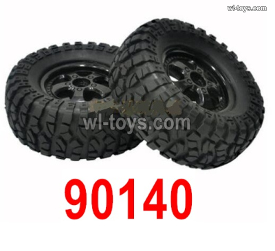 HBX 905A TWISTER Parts Wheels tires for the Front or Rear. 90140.Total 2pcs.HaiBoXing 905A Replacement Accessories.